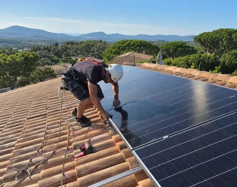 Installateur panneaux solaires Bouzigues — pose photovoltaïque sur toiture