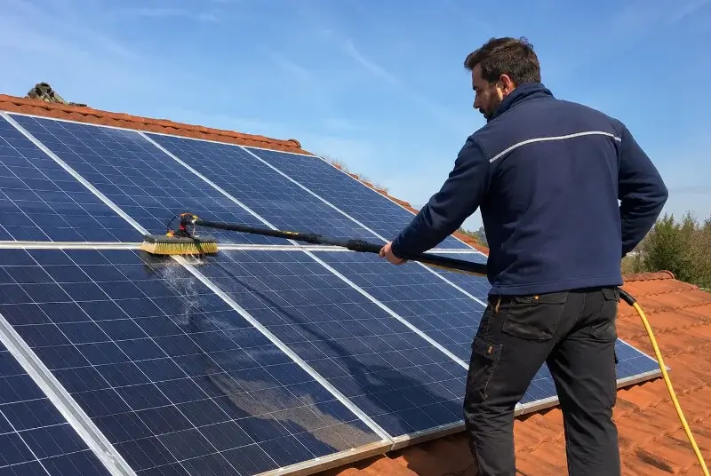 Nettoyage et entretien de panneaux solaires à Bouzigues