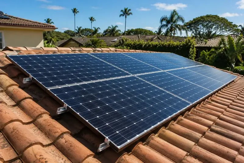 Installation de panneaux solaires à Bouzigues