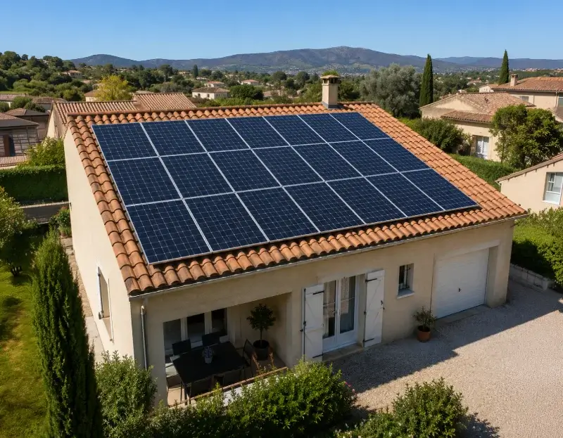 Prime à l'autoconsommation panneaux solaires Bouzigues — aide financière de l'État